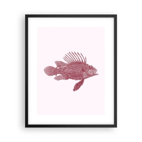 Poster în ramă neagră - Un locuitor al apelor exotice - 40x50 cm