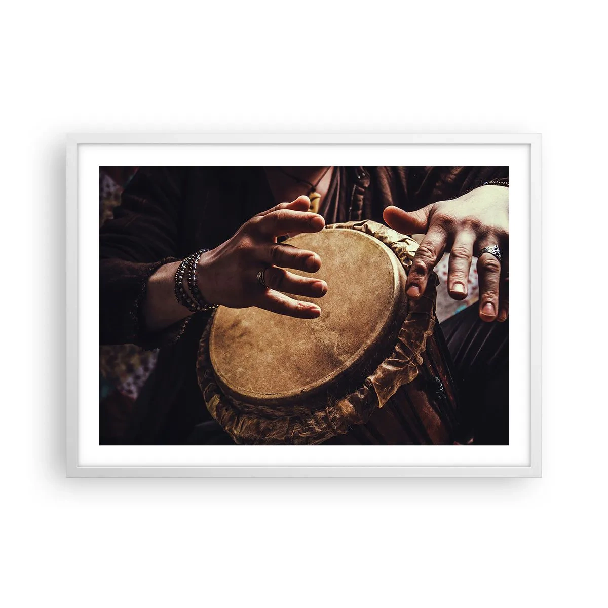 Poster în ramă albă - În ritmul inimii - 70x50 cm