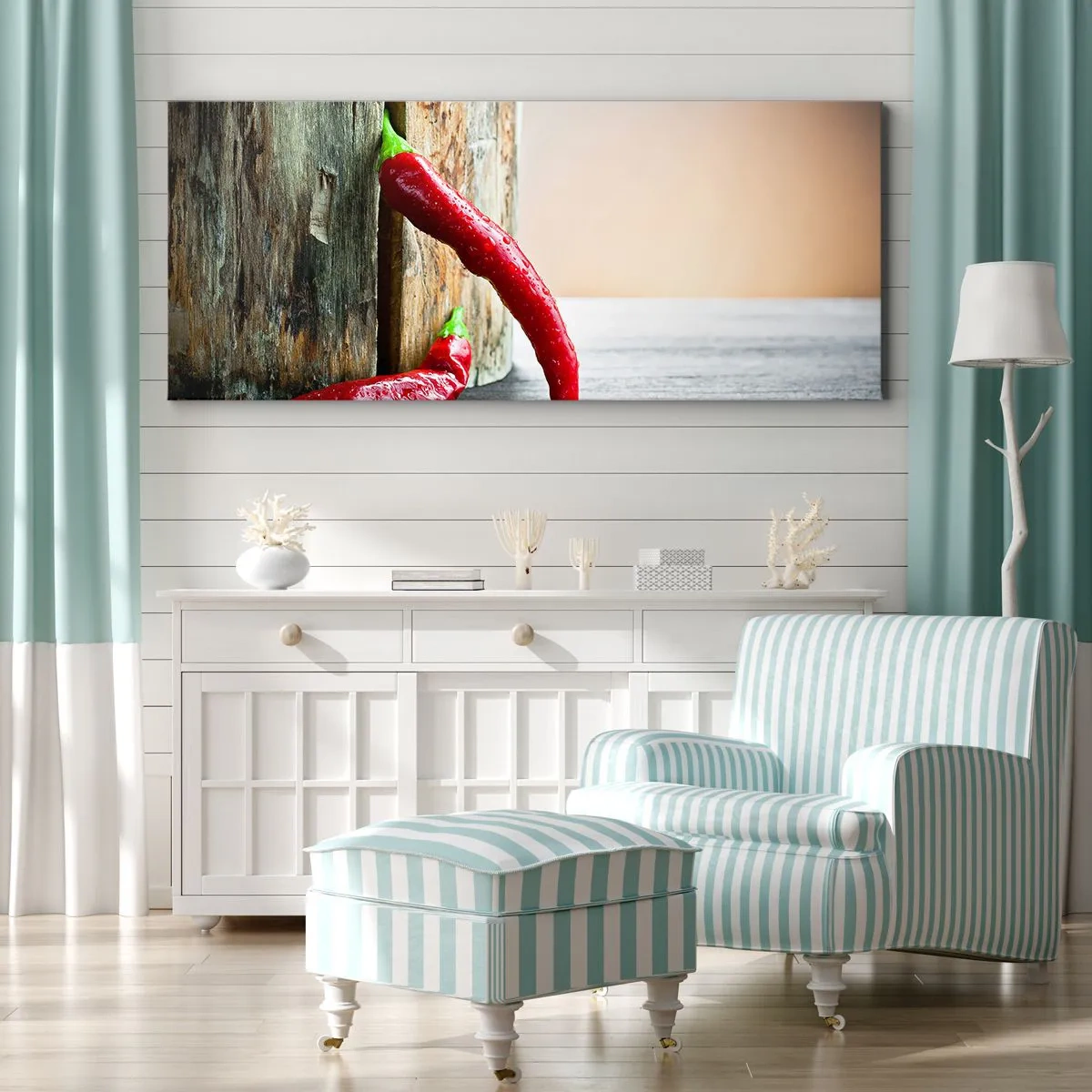 Tablou pe pânză - Red hot chili peppers - 90x30 cm