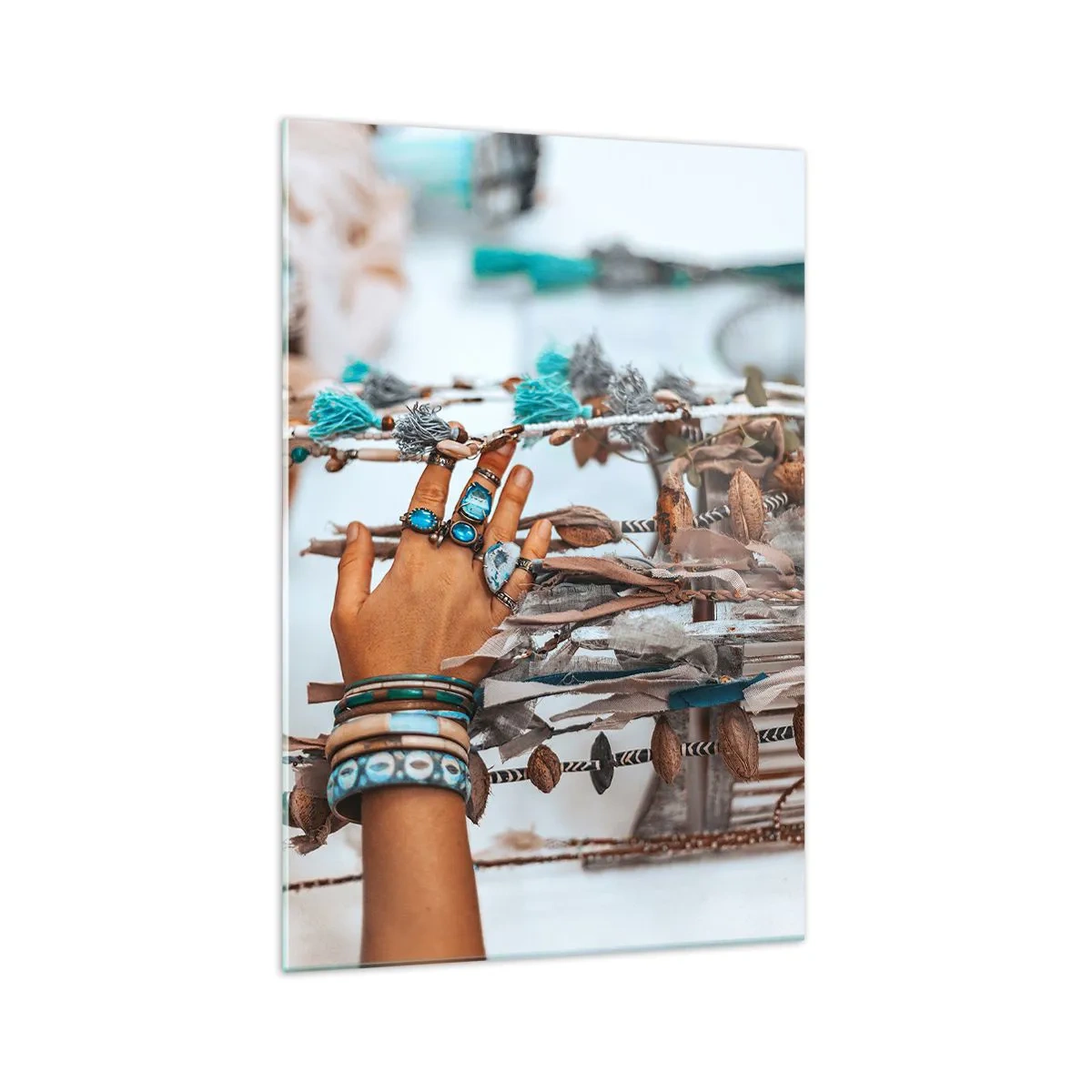 Tablou pe sticlă - Comori locale - 70x100 cm