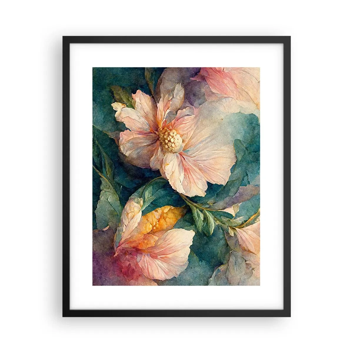 Poster în ramă neagră - Subtilitate pură - 40x50 cm