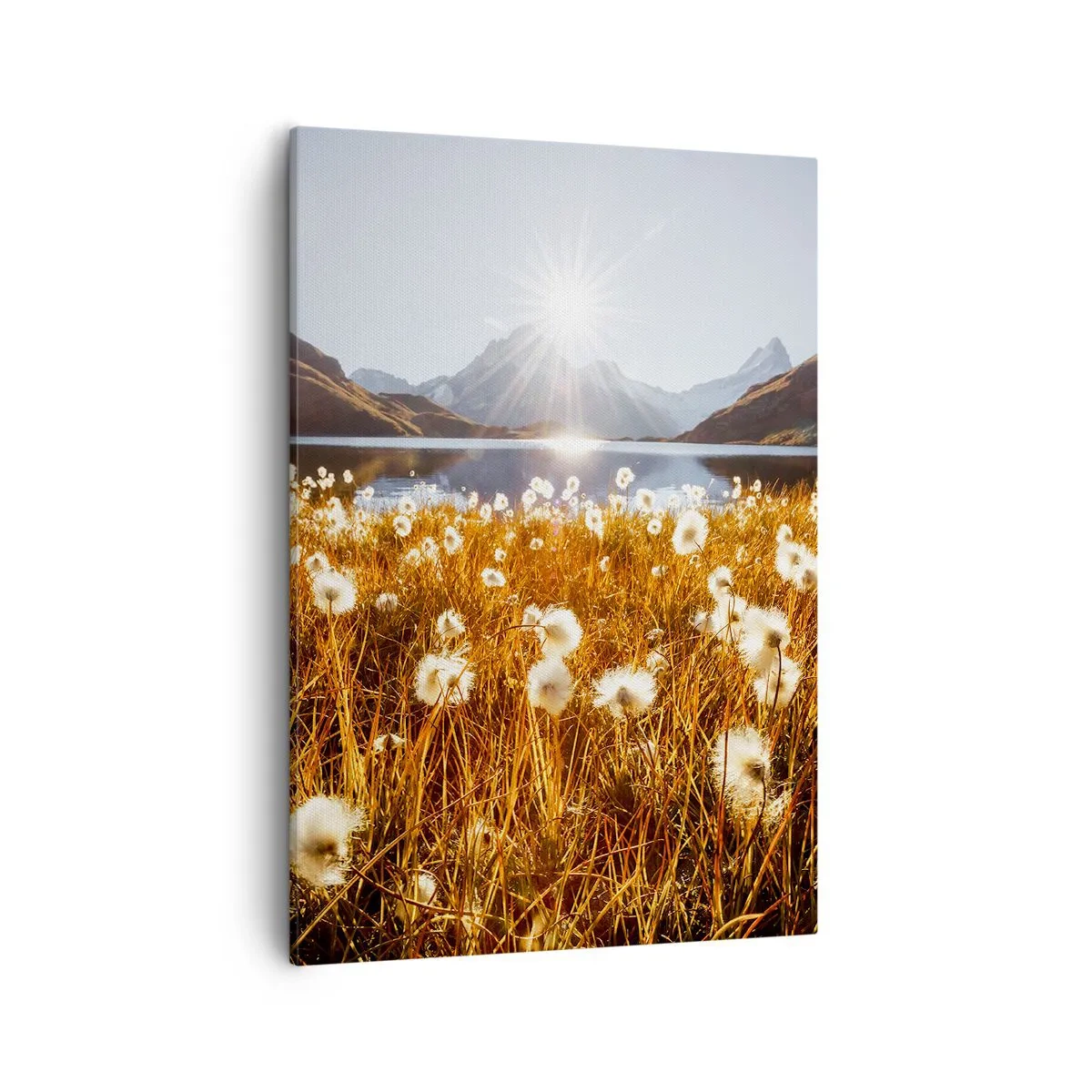 Tablou pe pânză Canvas - Duritatea rocilor, moliciunea ierbii - 50x70 cm