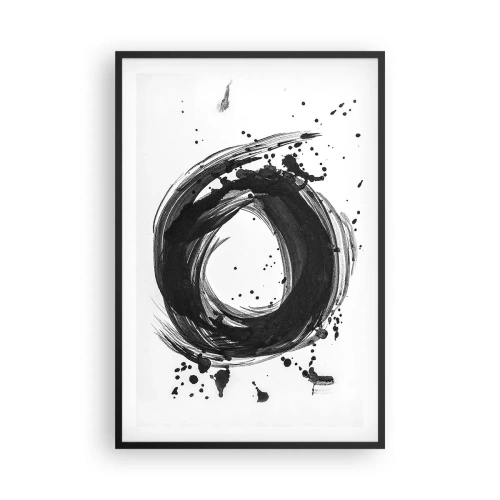 Poster în ramă neagră - Vortexul creației - 61x91 cm