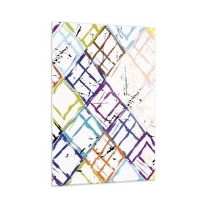 Tablou pe sticlă - Ferestre și ferestruici - 50x70 cm