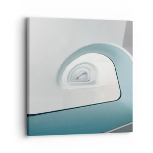 Tablou pe pânză - Până la fundul albastrului - 30x30 cm