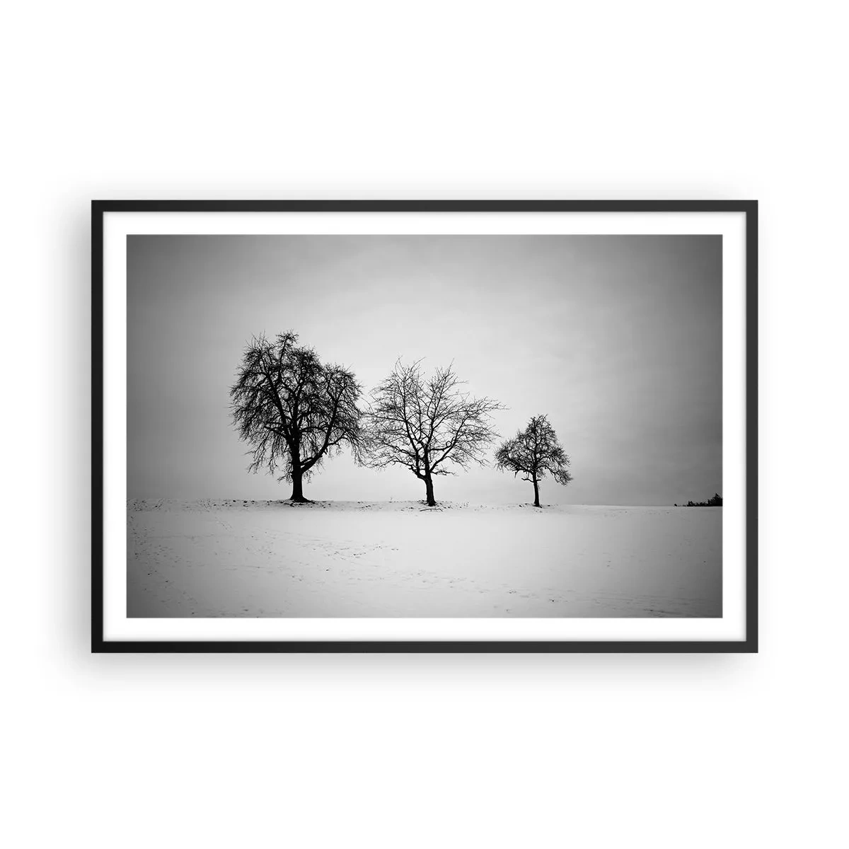 Poster în ramă neagră - La ce visează? - 91x61 cm