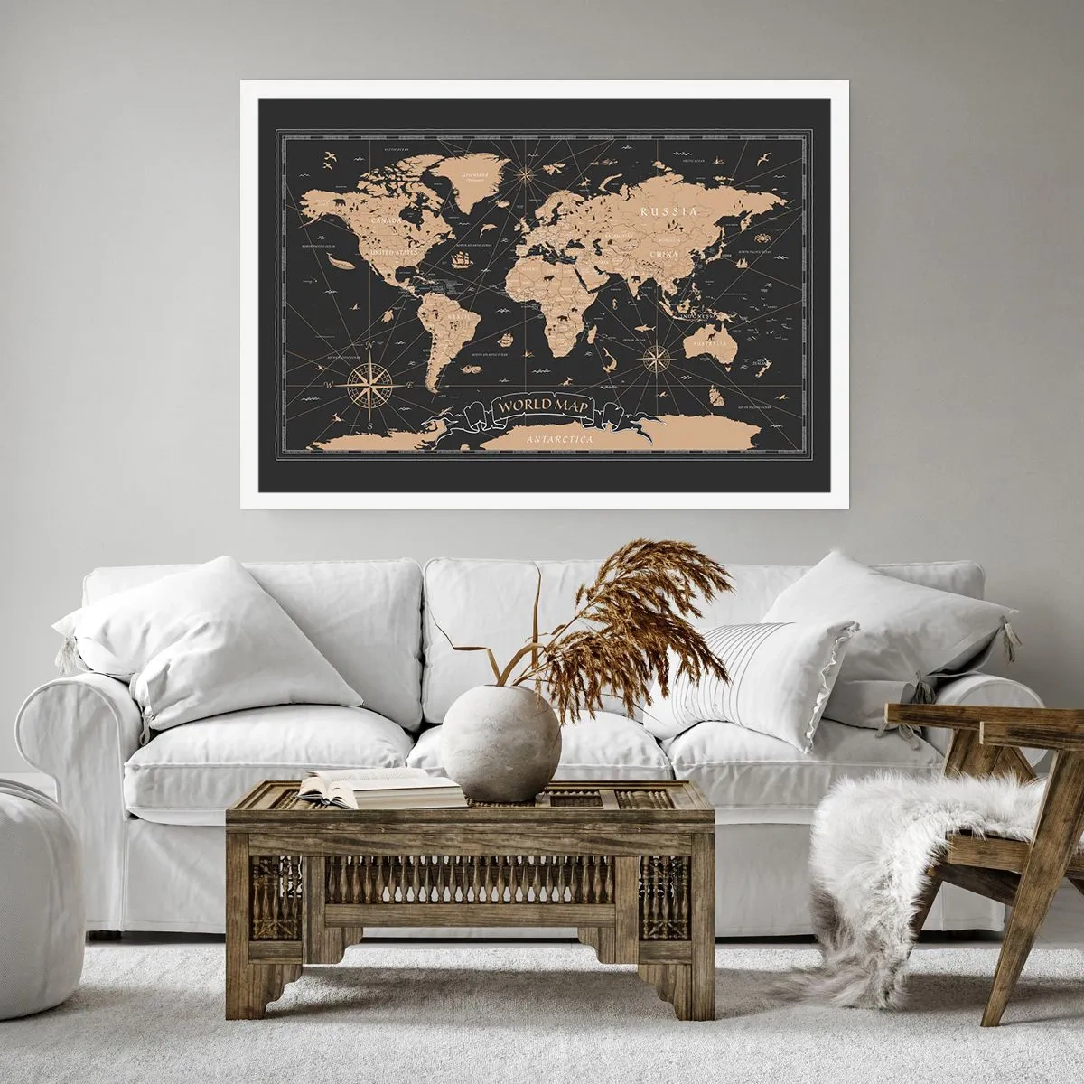 Poster - Limitele lumii mele - 100x70 cm