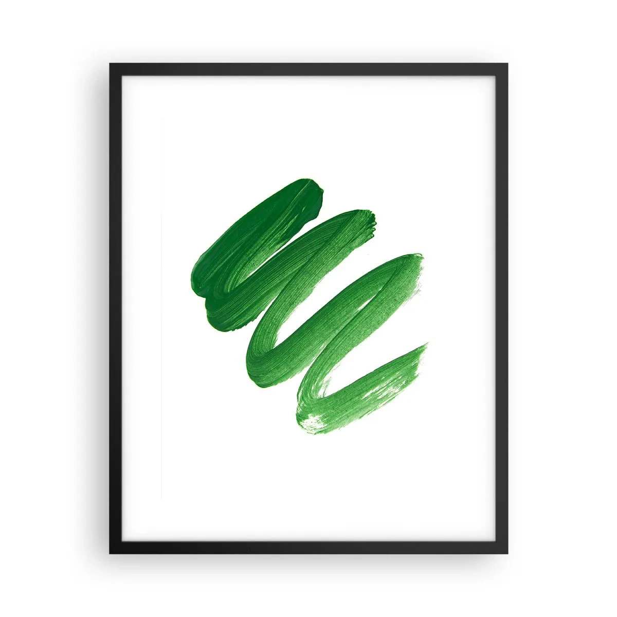 Poster în ramă neagră - Glumă verde - 40x50 cm
