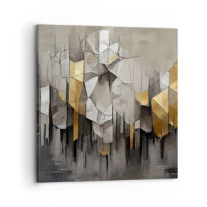 Tablou pe pânză - Compoziție de gheață și lumină - 70x70 cm