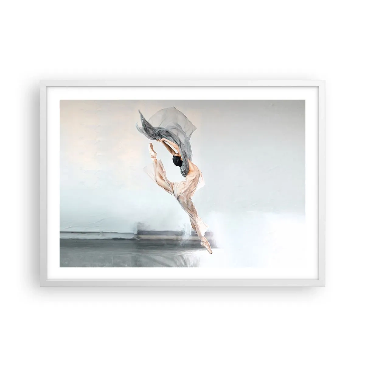 Poster în ramă albă - În exaltare de dans - 70x50 cm