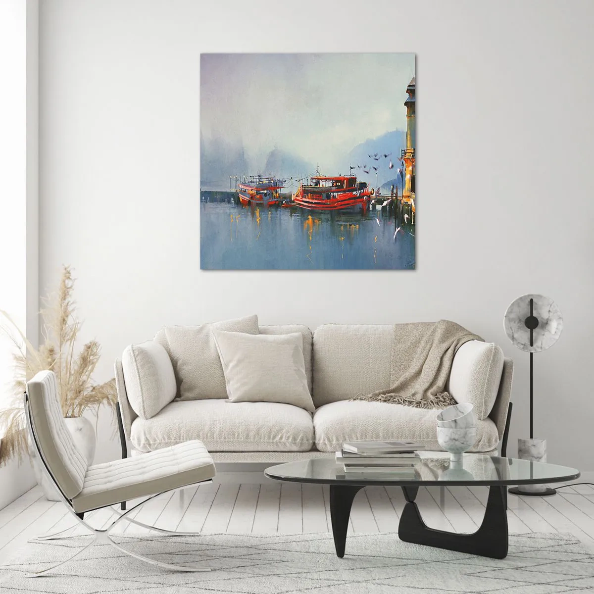 Tablou pe sticlă - La capătul lumii - 70x70 cm