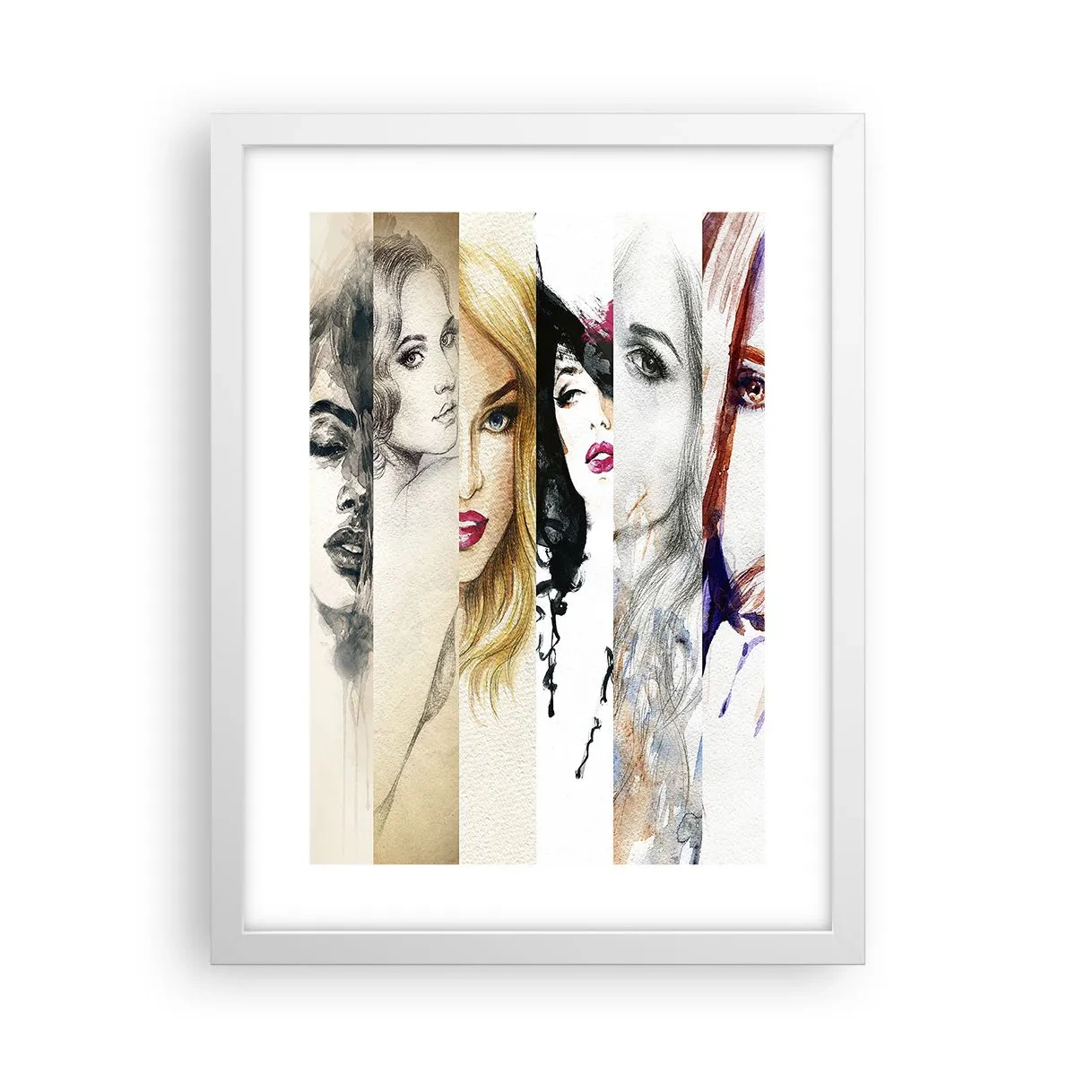 Poster în ramă albă - Și întotdeauna ești TU - 30x40 cm