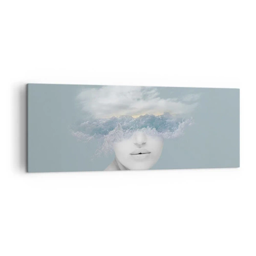 Tablou pe pânză - Cu capul în nori - 140x50 cm