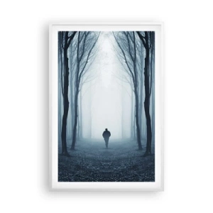 Poster în ramă albă - Și totul este simplu și clar - 61x91 cm
