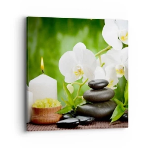 Tablou pe pânză - Fragrant, floral, atingere delicată - 40x40 cm