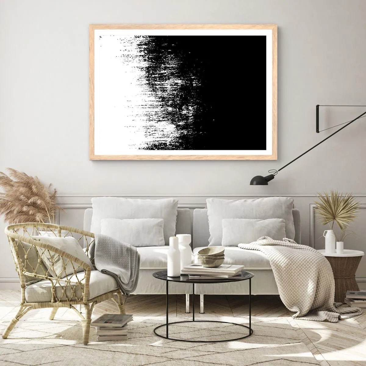 Poster în ramă de stejar deschis - Iar câștigătorul este... - 100x70 cm