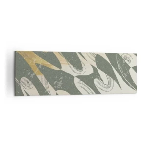 Tablou pe pânză - Abstracție ritmică - 160x50 cm