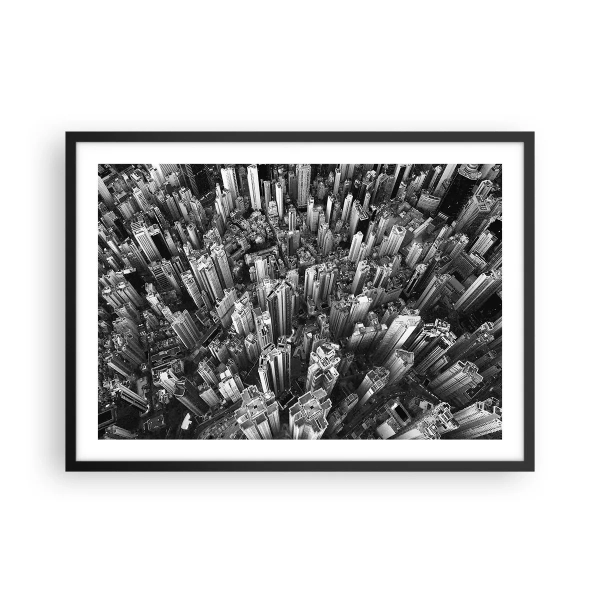 Poster în ramă neagră - Din ce în ce mai sus - 70x50 cm