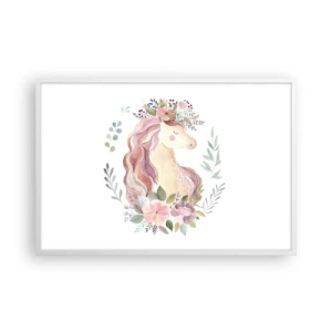 Poster în ramă albă - O invitație în lumea basmelor - 91x61 cm