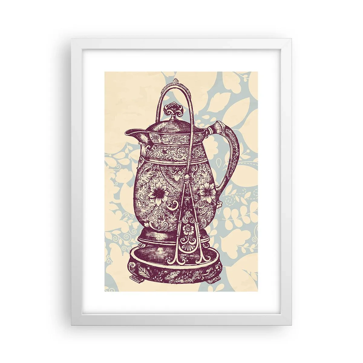 Poster în ramă albă - Frumusețea vieții de zi cu zi - 30x40 cm