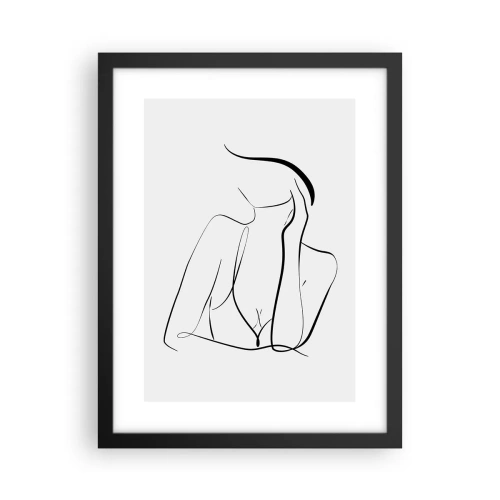 Poster în ramă neagră - Pe valul unui vis - 30x40 cm