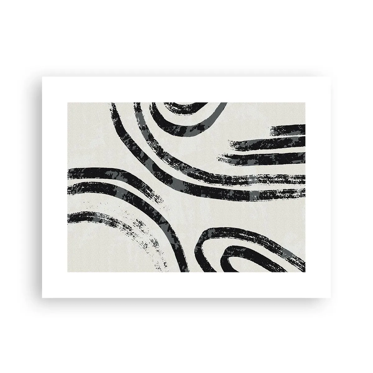 Poster - Pe jumătate oprit - 40x30 cm