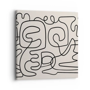 Tablou pe pânză - Pe traseu - 40x40 cm