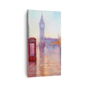 Tablou pe pânză - O zi de toamnă londoneză - 55x100 cm
