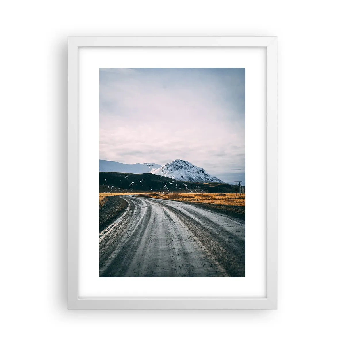 Poster în ramă albă - În stilul islandez - 30x40 cm