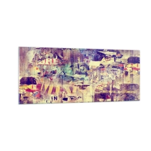 Tablou pe sticlă - Și asta e tot ce va rămâne - 100x40 cm