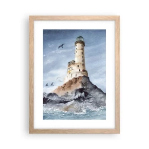 Poster în ramă de stejar deschis - Invincibil - 30x40 cm