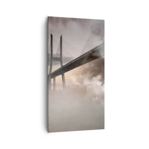 Tablou pe pânză - Lângă un râu care nu există - 55x100 cm