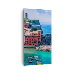 Tablou pe pânză - Orașul mediteraneean magic - 65x120 cm