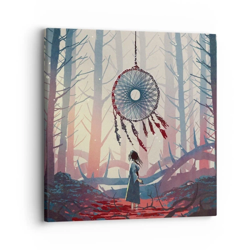 Tablou pe pânză - Ritualul secret al fericirii - 30x30 cm