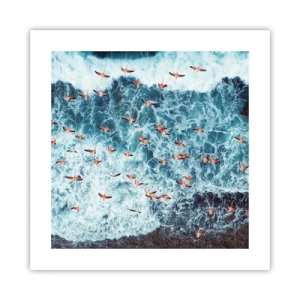 Poster - Parada de la malul mării - 40x40 cm