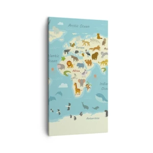 Tablou pe pânză - Vecini buni - 45x80 cm