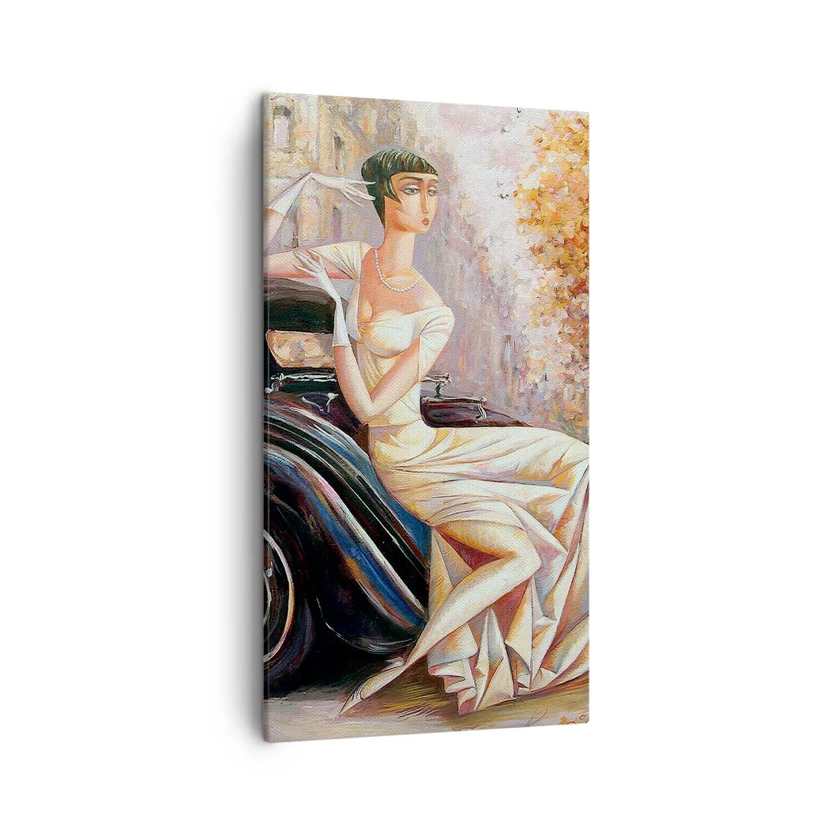 Tablou pe pânză - Eleganță retro - 45x80 cm