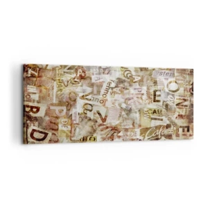Tablou pe pânză - Îi unesc pe cei care stau la taclale - 100x40 cm