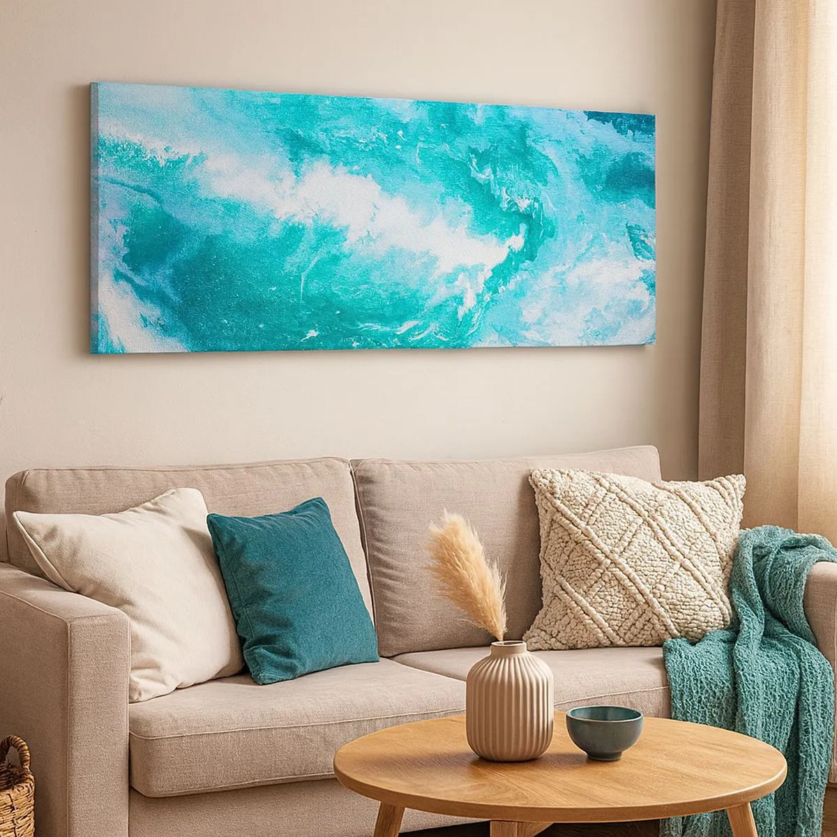 Tablou pe pânză - În nucleul elementului - 100x40 cm