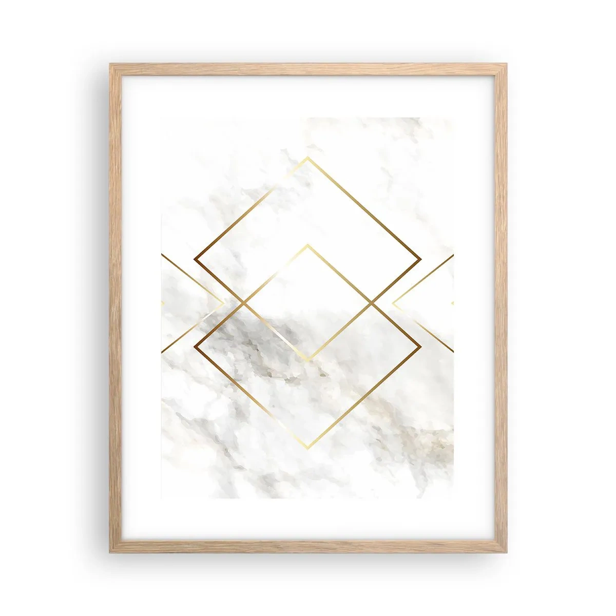 Poster în ramă de stejar deschis - Vedere spre infinit - 40x50 cm