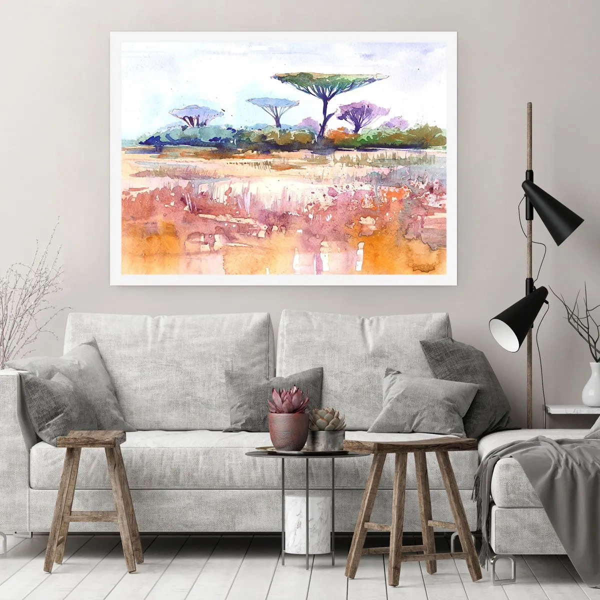 Poster - Culorile savanei - 100x70 cm