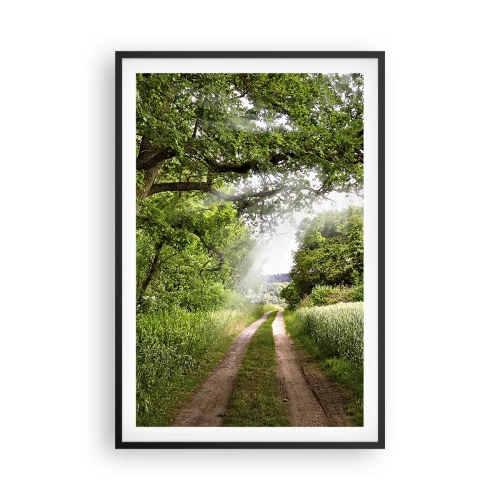 Poster în ramă neagră - Et in Arcadia ego - 61x91 cm