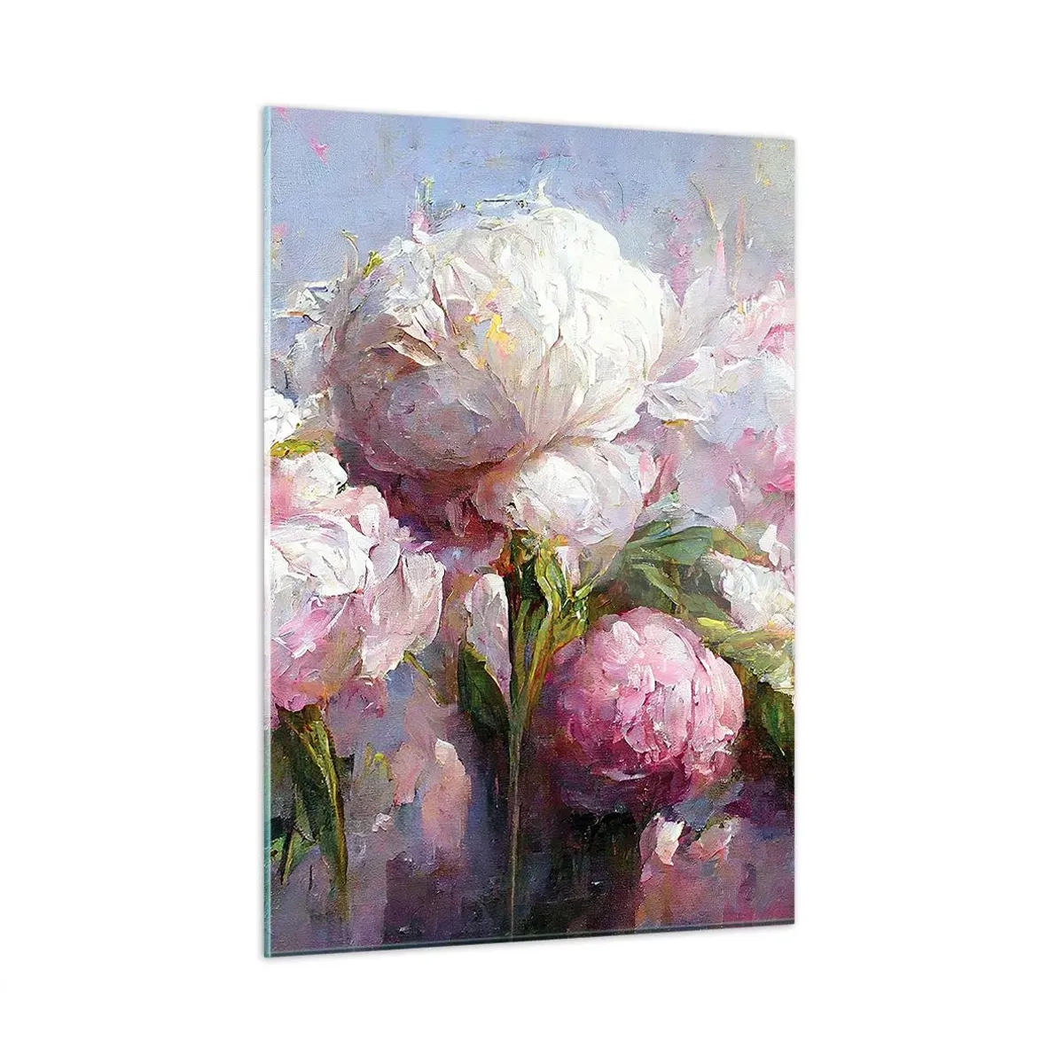 Tablou pe sticlă - Un buchet plin de viață - 50x70 cm