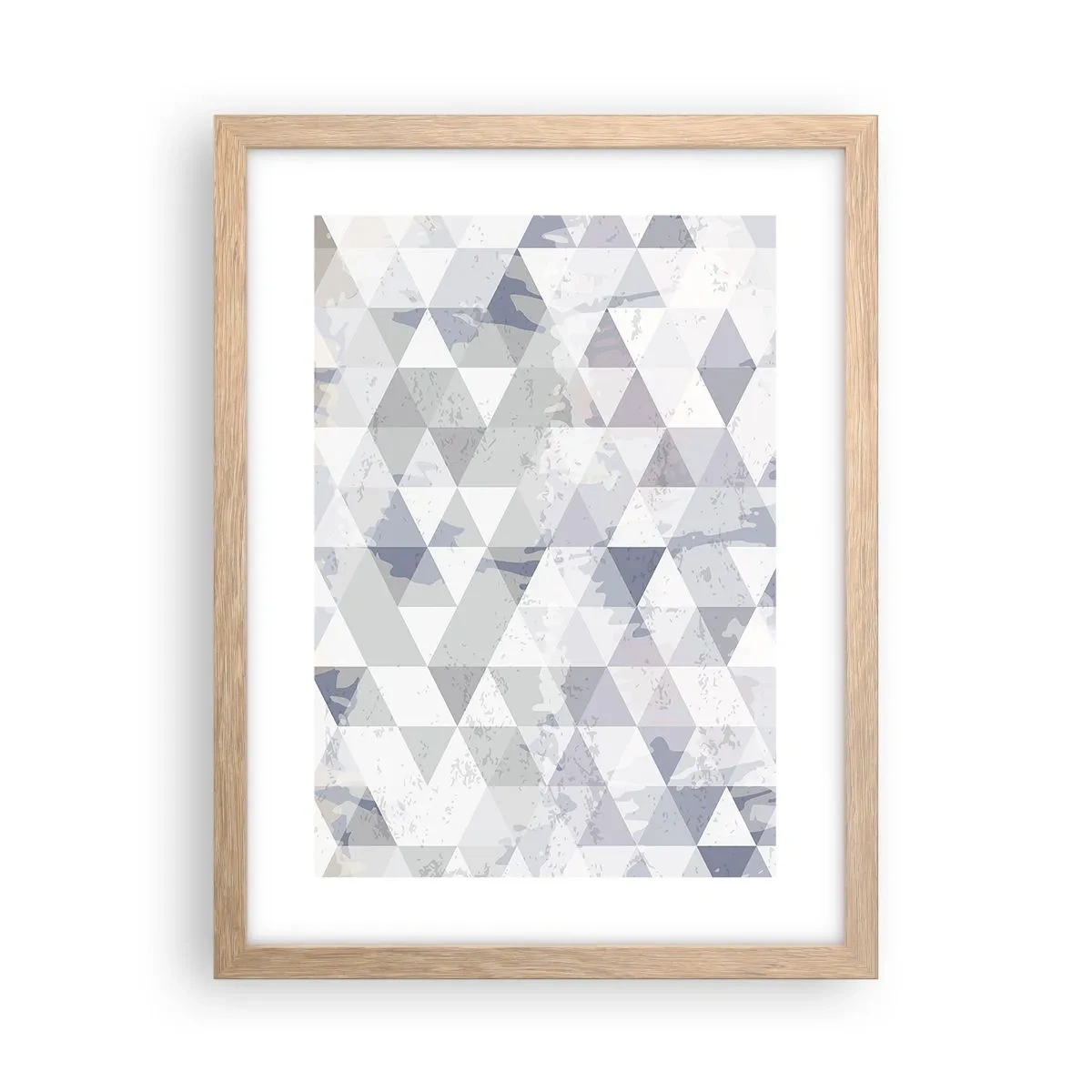 Poster în ramă de stejar deschis - În ritm de trei - 30x40 cm