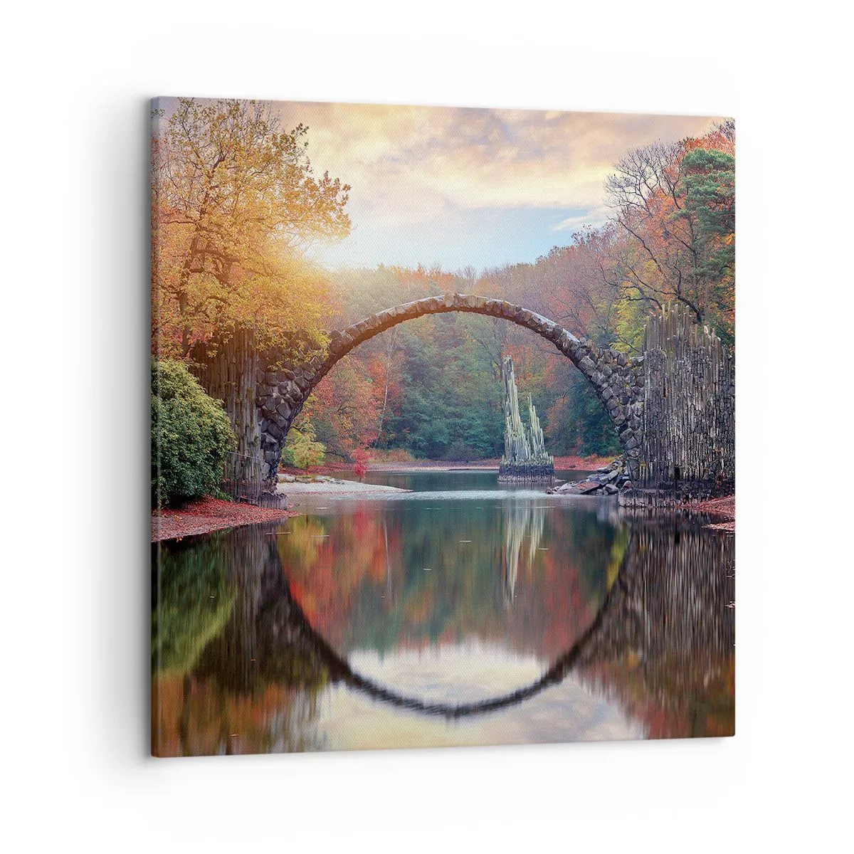 Tablou pe pânză - De cealaltă parte a oglinzii - 50x50 cm