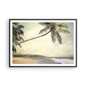 Poster în ramă neagră - Vis tropical - 100x70 cm