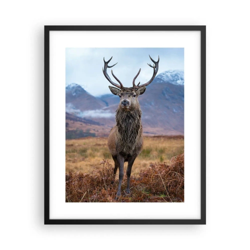 Poster în ramă neagră - Pe propriul lui teritoriu - 40x50 cm