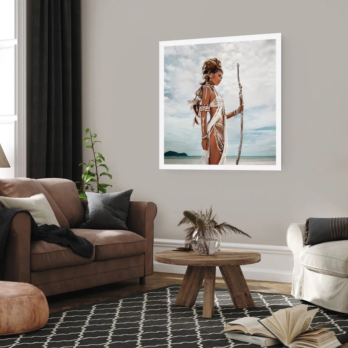 Poster - Regina tropicelor - 40x40 cm