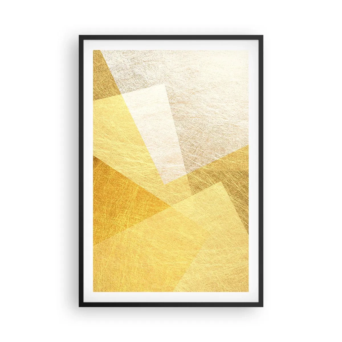Poster în ramă neagră - Vremea de geometrie - 61x91 cm