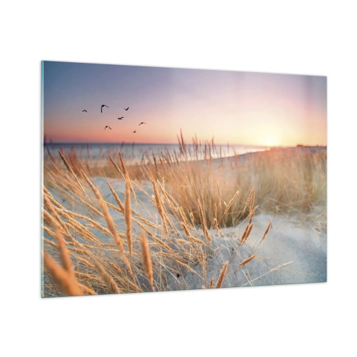 Tablou pe sticlă - Cântec de leagăn baltic - 100x70 cm